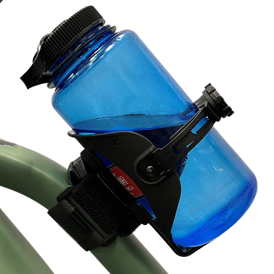 Universal Adjustable Bottle Cage with Anywhere Strap Adapter