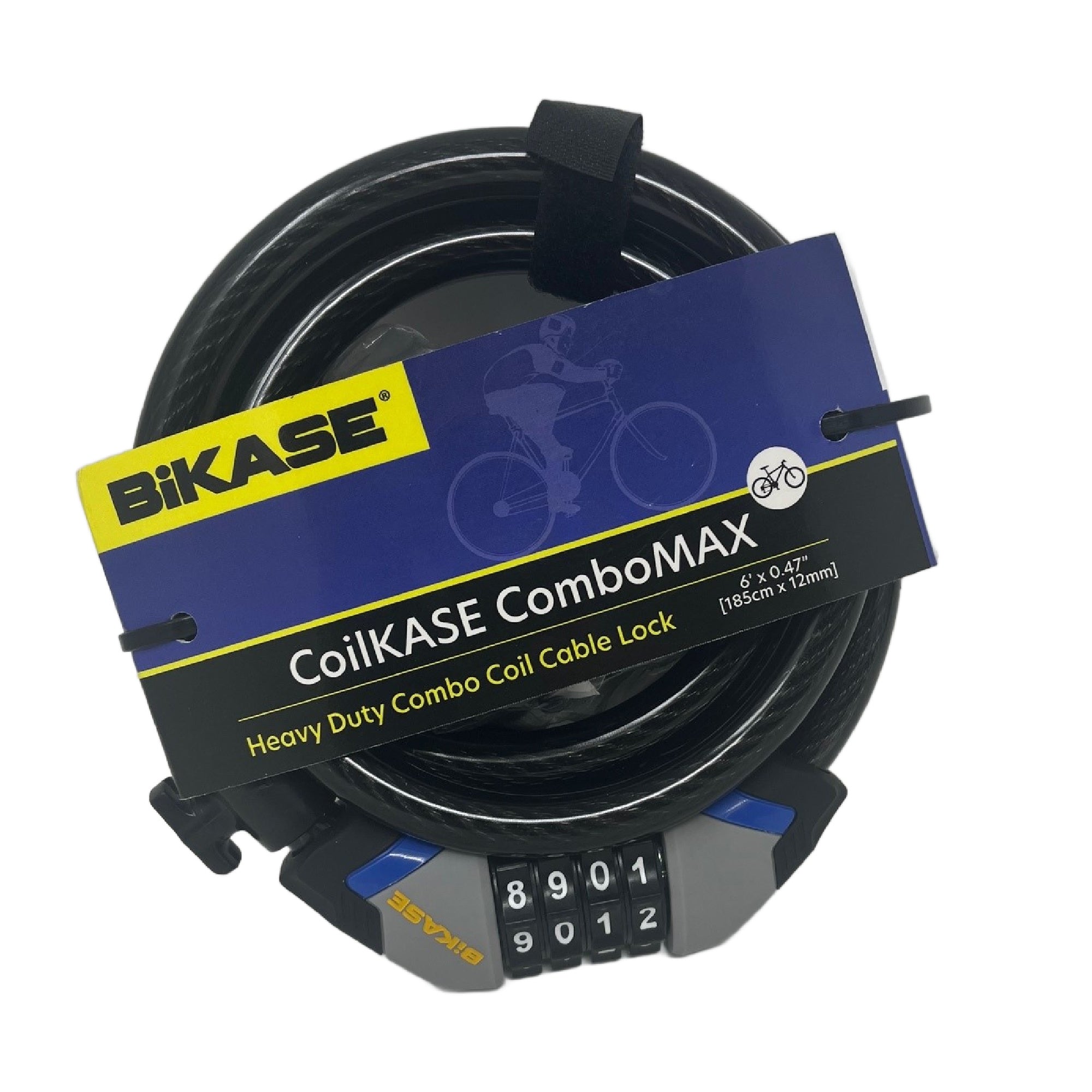 CoilKASE ComboMAX: 6-Foot E-Bike Security Cable Lock – Magnum