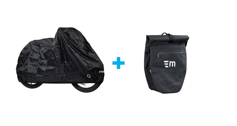 Essential E-Bike Storage Bundle by Magnum (Cover + Pannier)