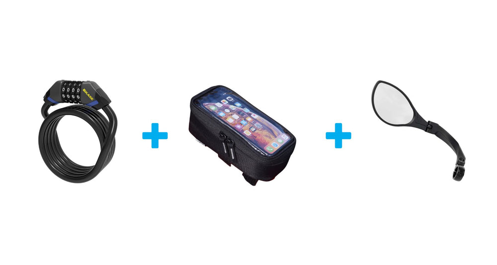Urban Safety Set: Essential E-Bike Security & Visibility Bundle – Magnum Bikes Online