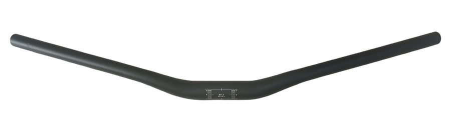Black bicycle handlebar