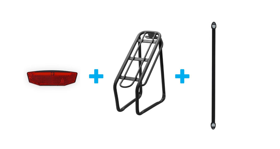 Peak T5/T7 Complete Cargo & Safety Bundle: Ultimate E-Bike Utility Kit